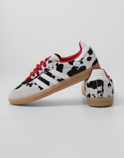 Cow Print Retro Sneakers